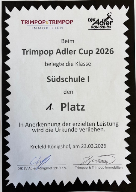 Mehr über den Artikel erfahren Sportliche Leistungen der Kinder der Südschule